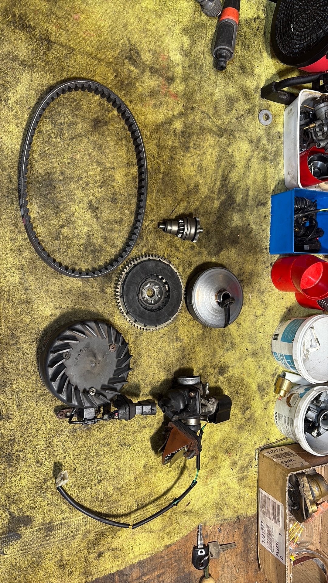 Piaggio 2takt ac onderdelen, Motoren, Ophalen of Verzenden