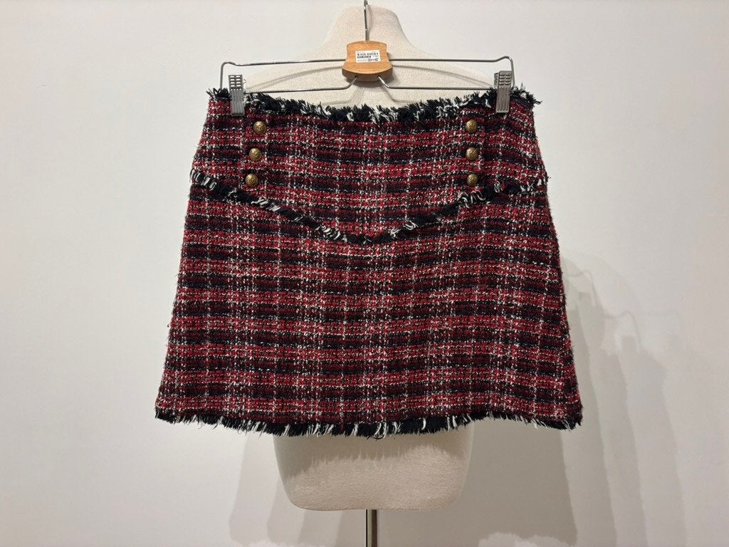 Pinko tweed minirok rok met gouden knopen – Maat 38 (IT 44), Pinko, Nieuw, Ophalen of Verzenden, Boven de knie