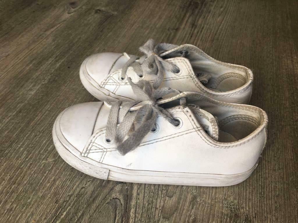 Converse all stars wit maar 25 (valt als 26), Gebruikt, Jongen of Meisje, Schoenen, Ophalen of Verzenden