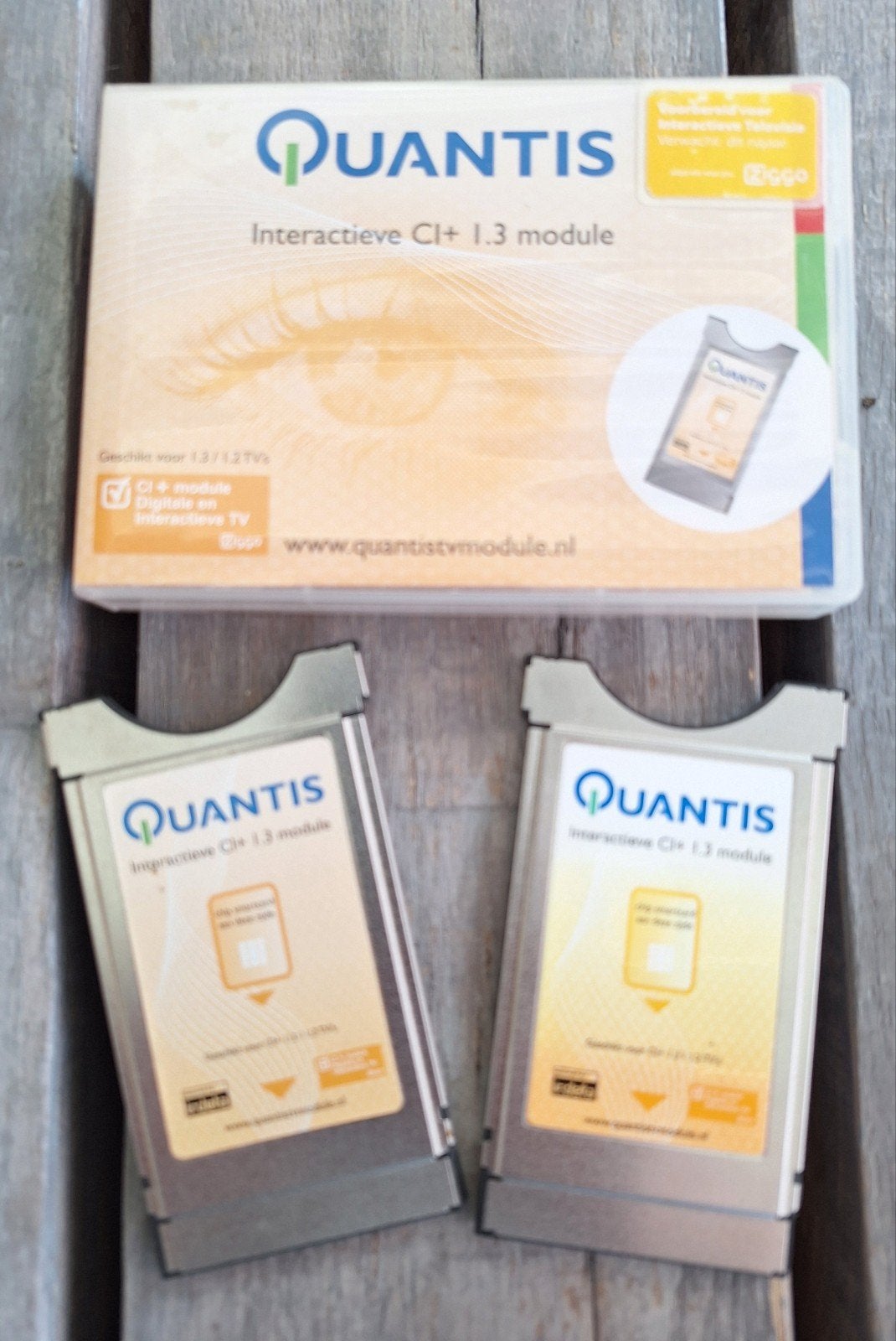 Quantis Interactieve CI+ 1.3 module (2 stuks), Ophalen, Zo goed als nieuw, Overige merken