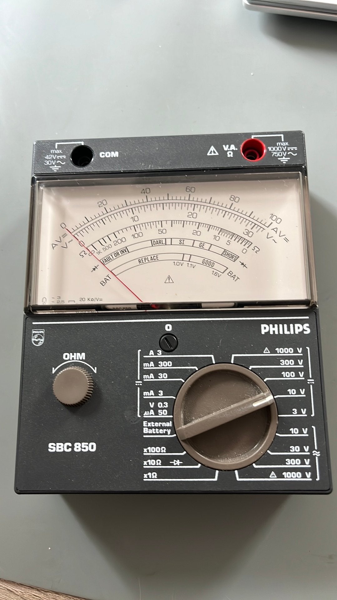 Philips multimeter SBC 850, Ophalen, Zo goed als nieuw, Multimeter