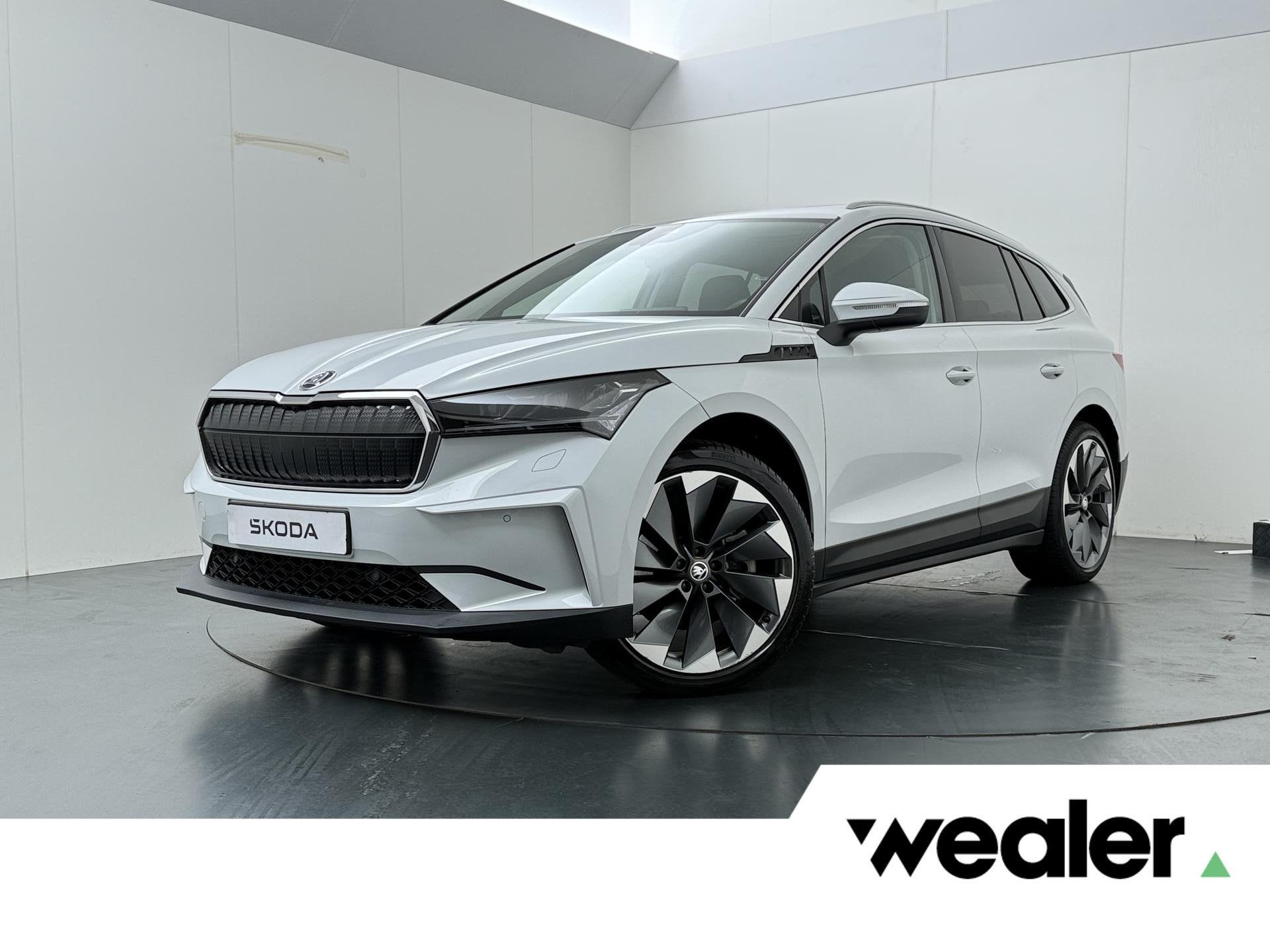 Skoda Enyaq iV 80 | 204 PK | SoH 90% | Adaptive Cruise Contr, Auto's, 12 maanden, Achterwielaandrijving, Gebruikt, Wit