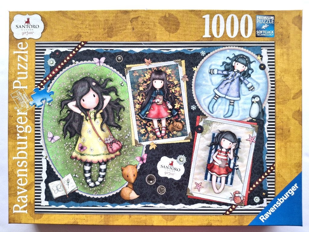 Four Gorjuss Seasons!, Ophalen of Verzenden, Minder dan 500 stukjes, Zo goed als nieuw, Legpuzzel