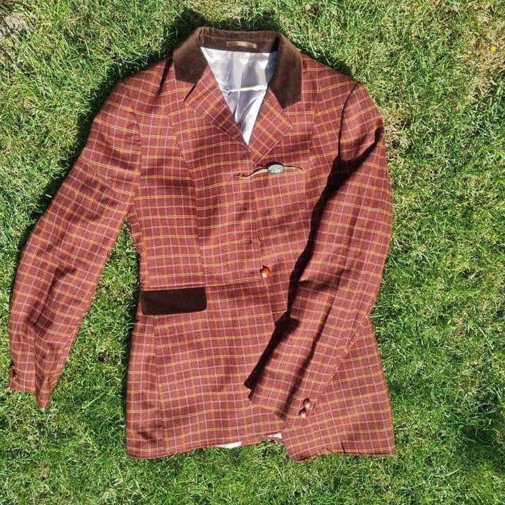 Horka wedstrijd rij jasje geruit maat 36/38 Nieuw!, Dieren en Toebehoren, Paardrijkleding, Ophalen of Verzenden, Dressuur, Bovenkleding