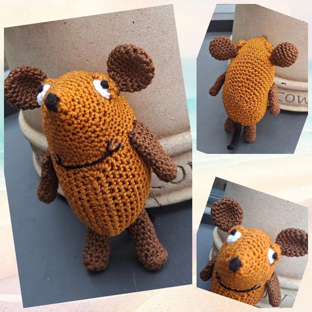De Muis ( die Mause) gehaakt knuffel, Ophalen of Verzenden, Nieuw, Tv, Overige typen