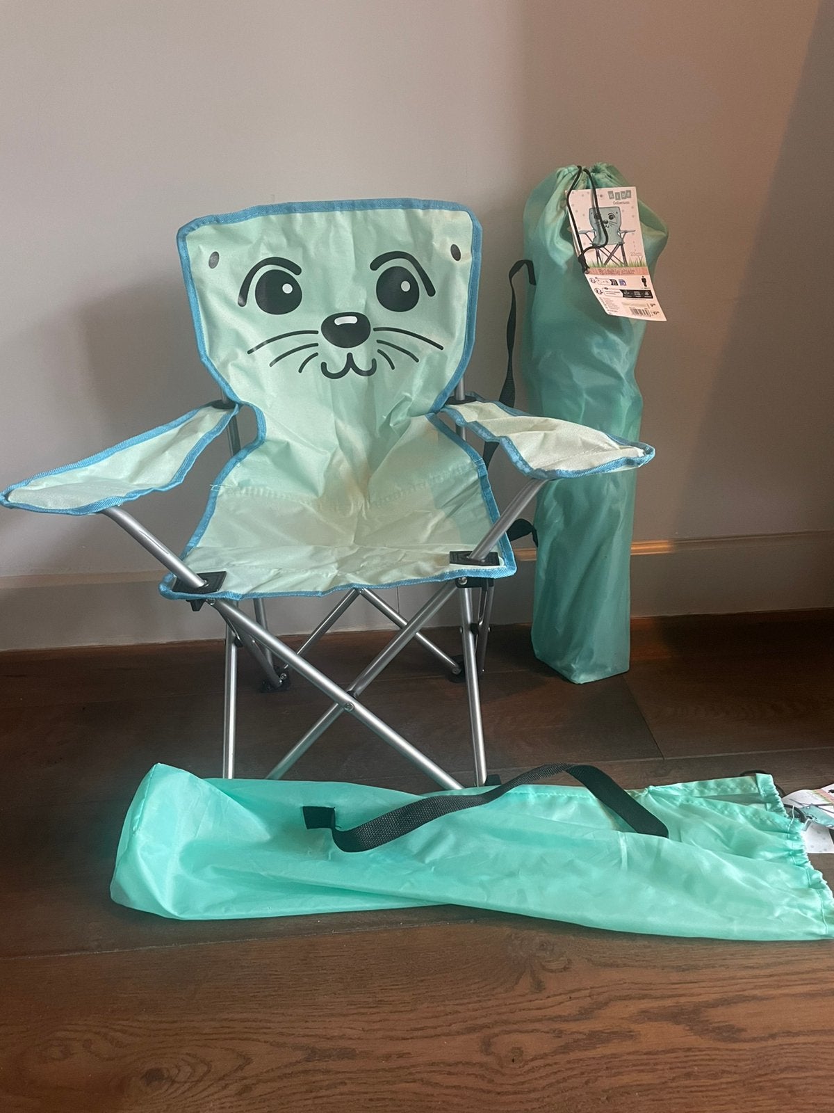 2 kinder opklapstoeltjes, ongebruikt, Ophalen, Zo goed als nieuw, Campingstoel