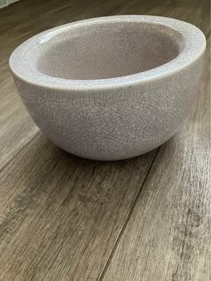 Bloempot PTMB 25 cm en 15 cm, Ophalen, Rond, Zo goed als nieuw, Aardewerk