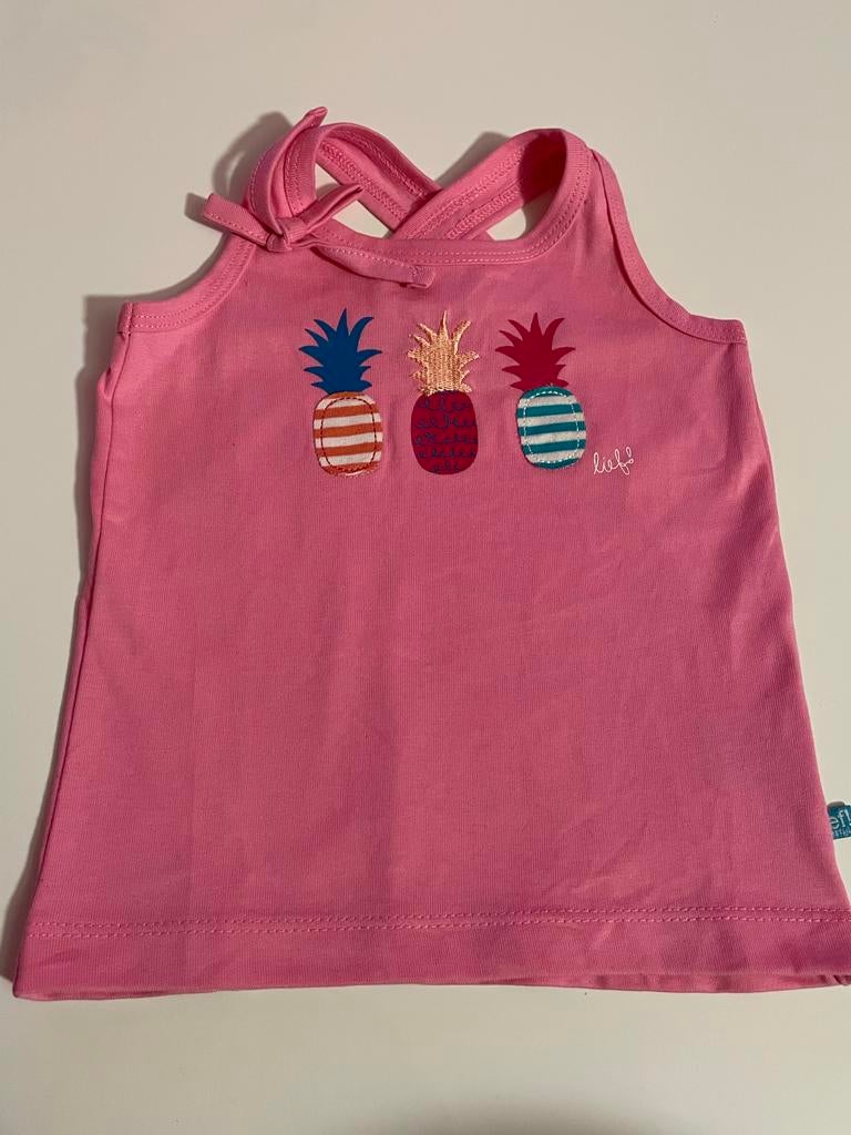 Lief! Lifestyle roze topje maat 74, Ophalen of Verzenden, Zo goed als nieuw, Meisje, Shirtje of Longsleeve
