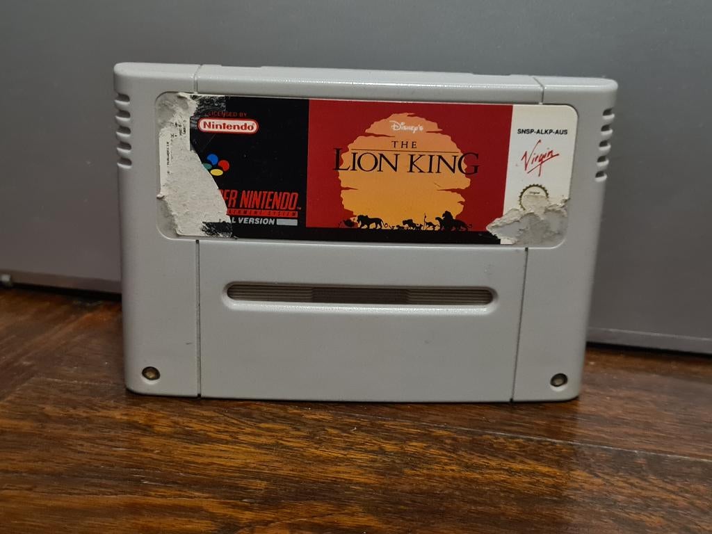 The Lion King SNES, Spelcomputers en Games, Games | Nintendo Super NES, Avontuur en Actie, 1 speler, Ophalen of Verzenden, Zo goed als nieuw