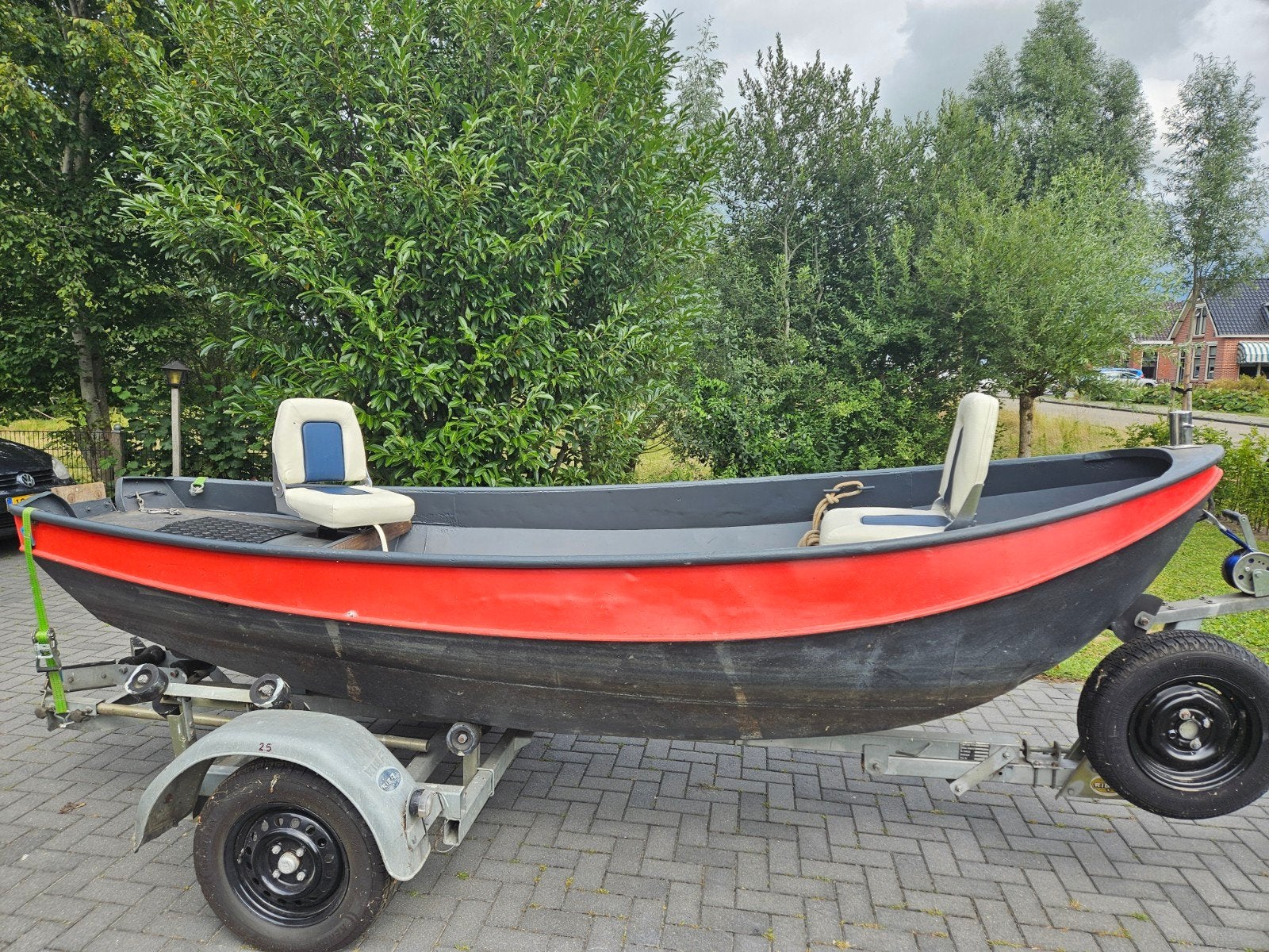 visboot beenhakker, Ophalen of Verzenden, Gebruikt
