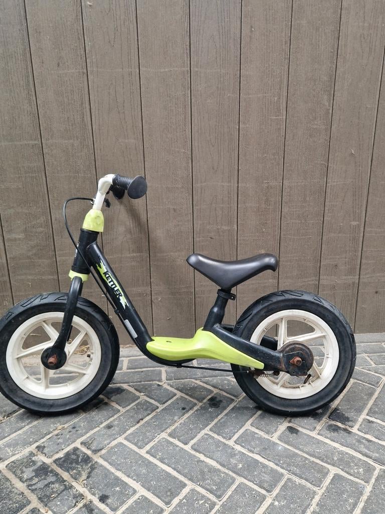 Kettler loopfiets 12 inch - Zwart/Groen, Ophalen, Gebruikt, 14 inch of minder, Kettler