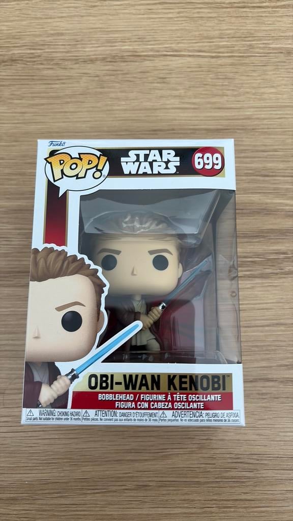Funko Pop Star Wars - Obi-Wan Kenobi 699, Ophalen of Verzenden, Nieuw