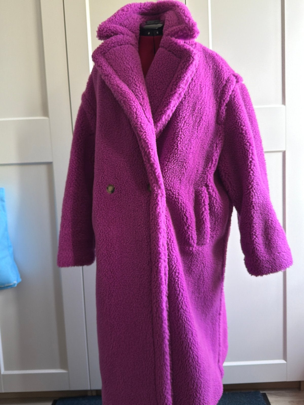C&A Premium Teddy Jas - Maat L - Levendig Roze, Ophalen of Verzenden, Zo goed als nieuw, Maat 42/44 (L), Roze