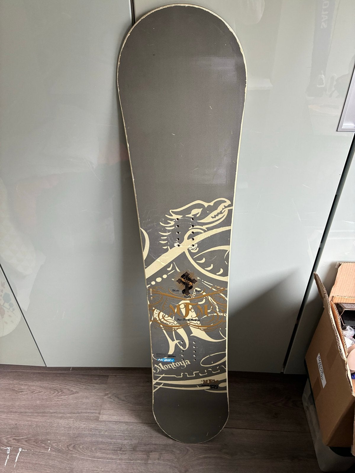 Nitro MFM Mini Pro 142 Snowboard, Sport en Fitness, Ophalen, Gebruikt, Board