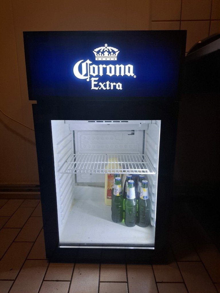 corona koeler koelkast, 75 tot 100 liter, 45 tot 60 cm, Ophalen, 85 tot 120 cm