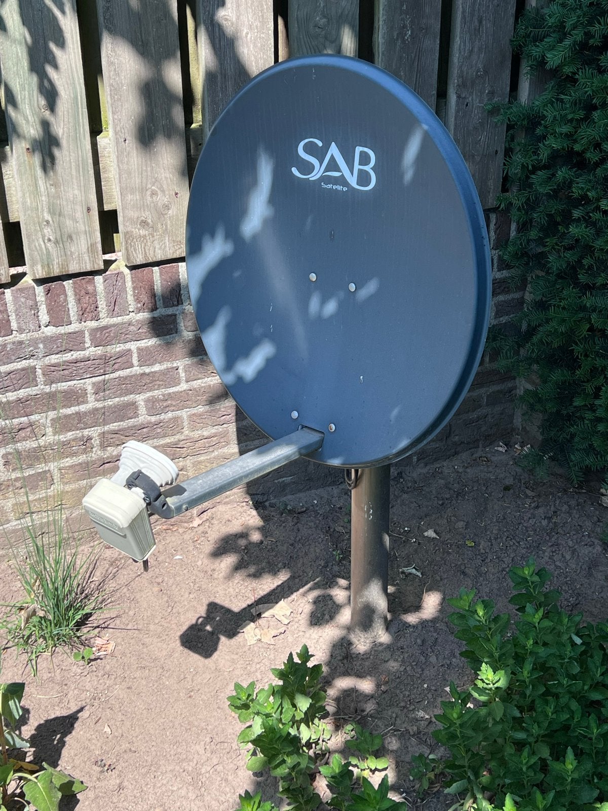 SAB Satelliet schotel met Vu+ Zero ontvanger, Ophalen, Gebruikt, (Schotel)antenne, Overige merken