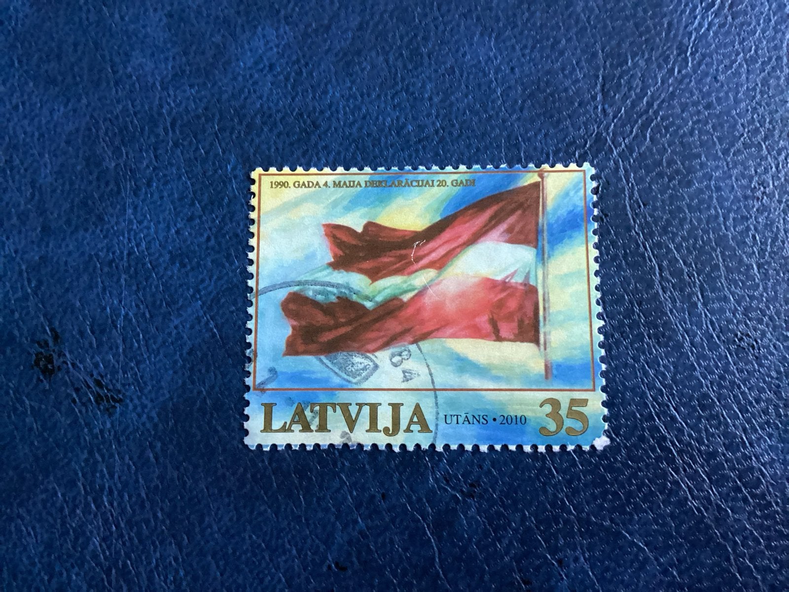 Letland 2010 - Mi.786-20 jaar onafhankelijkheid, Ophalen of Verzenden, Overige landen, Gestempeld