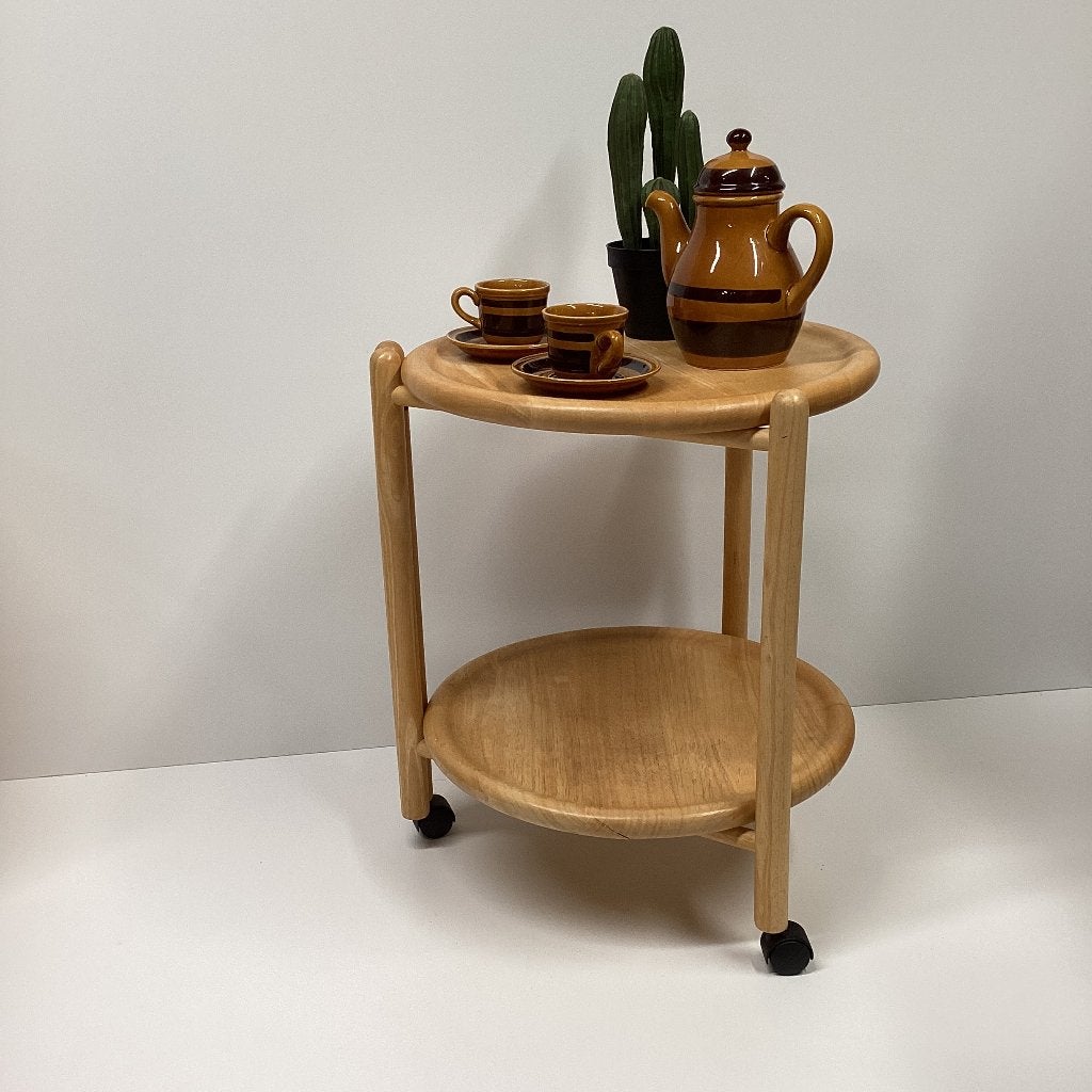 Ronde tafel, Gebruikt, 1 of 2 laden, Ronde tafel, inklapbare tafel, bijzettafel,, X