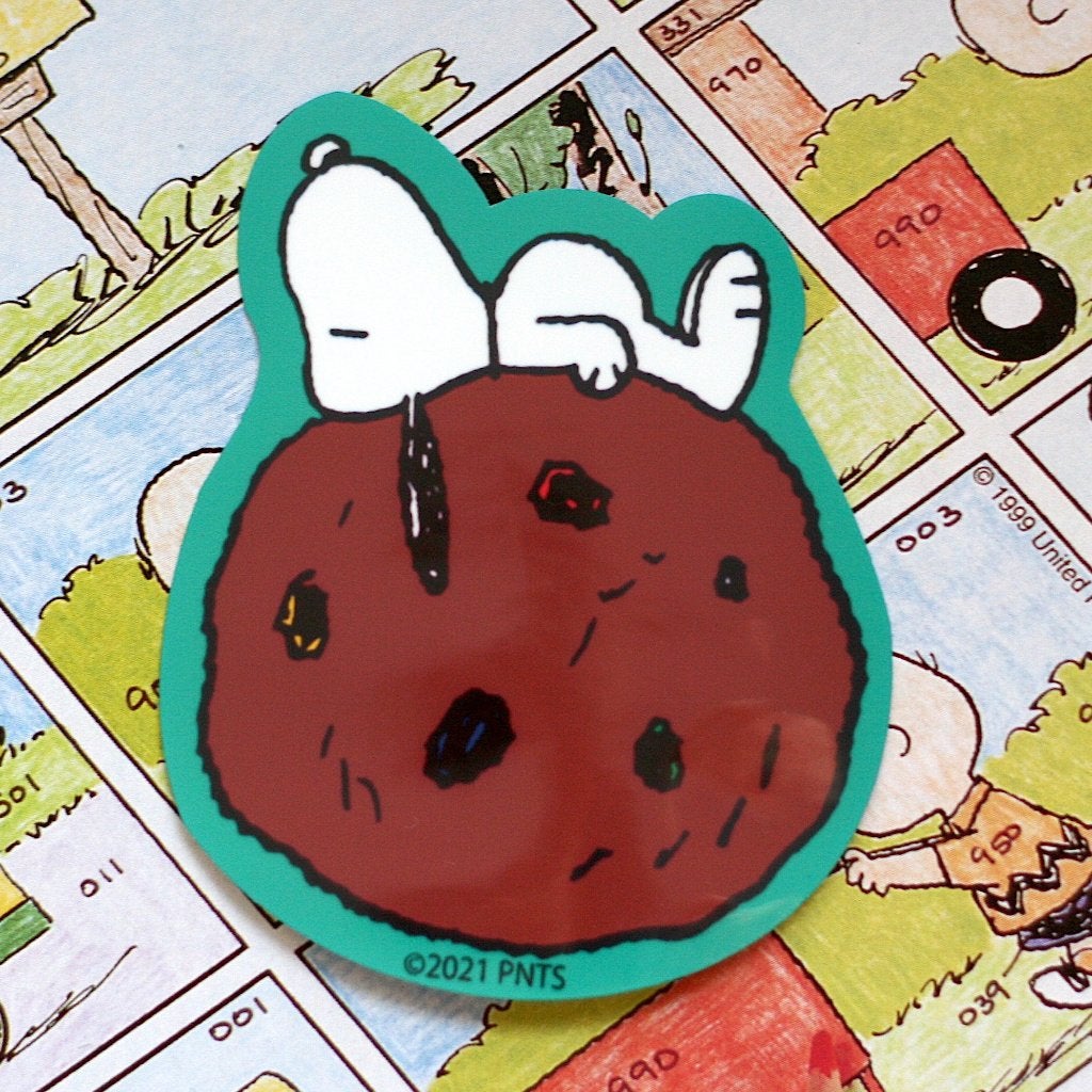 Snoopy en Woodstock van Peanuts strips Cookie Sticker, Verzamelen, Verzenden, Snoopy, Nieuw, Plaatje, Poster of Sticker