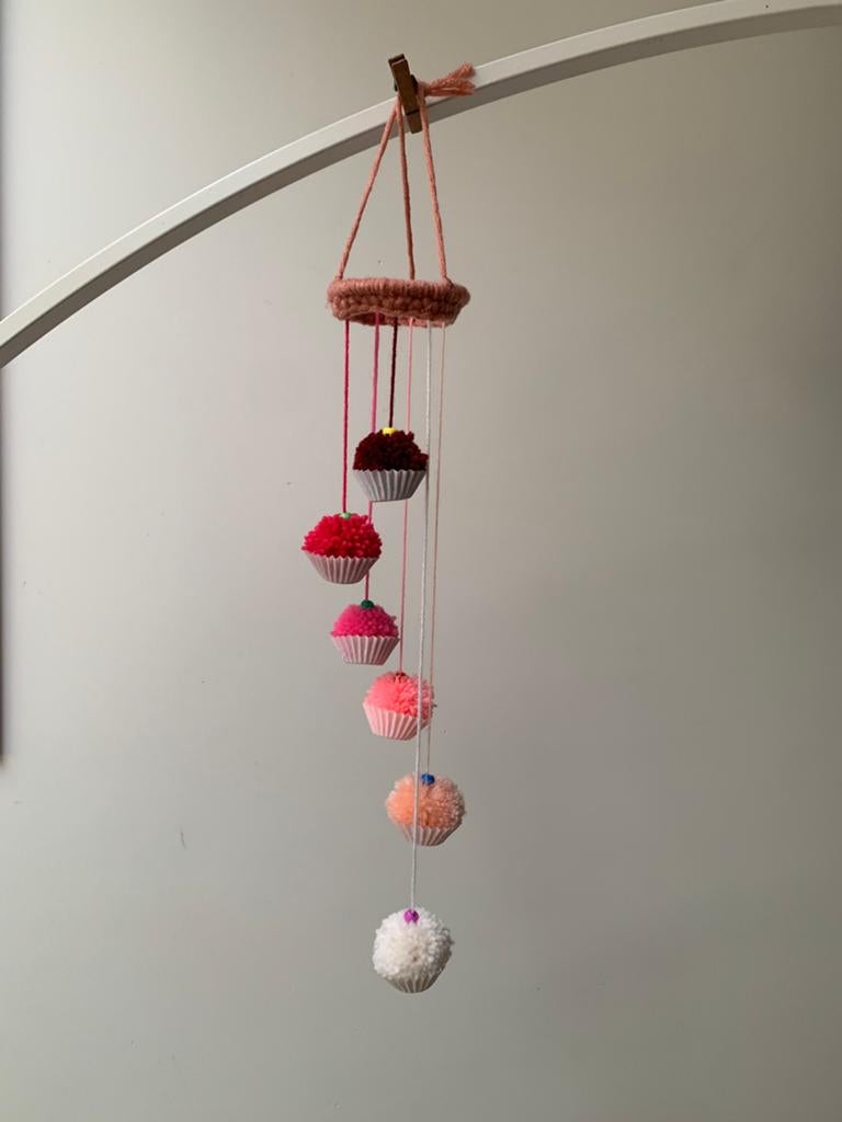 Mobiel roze cupcakes, Ophalen of Verzenden, Nieuw, Overige typen
