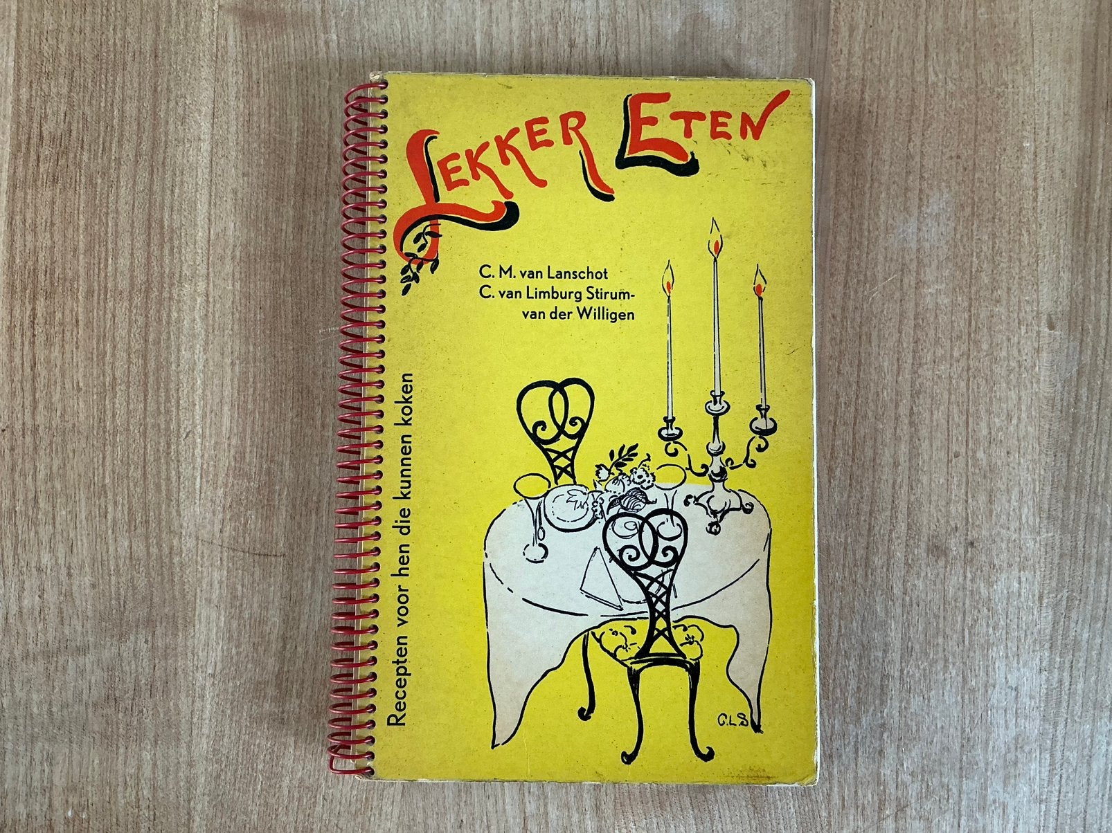 Kookboek 1959 - Lekker eten - v. Lanschot & v.Limburg Stirum, Ophalen of Verzenden, Gelezen, Nederland en België