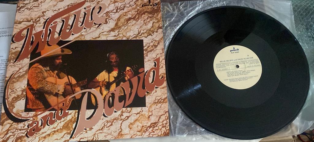 Willie Nelson and David Allan Coe lp, Cd's en Dvd's, Vinyl | Country en Western, Ophalen of Verzenden, Zo goed als nieuw, 12 inch