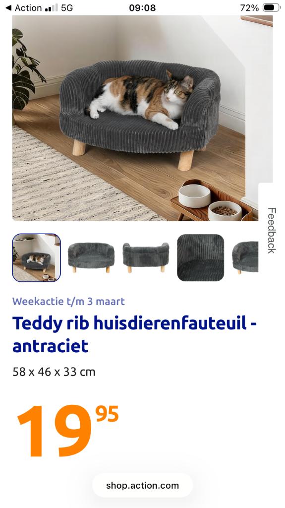 TE KOOP: DIERENBANKJE, Dieren en Toebehoren, Overige Dieren-accessoires, Nieuw, Ophalen