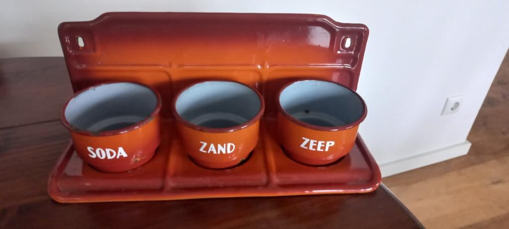 Zand Zeep Soda Emaille, Ophalen of Verzenden