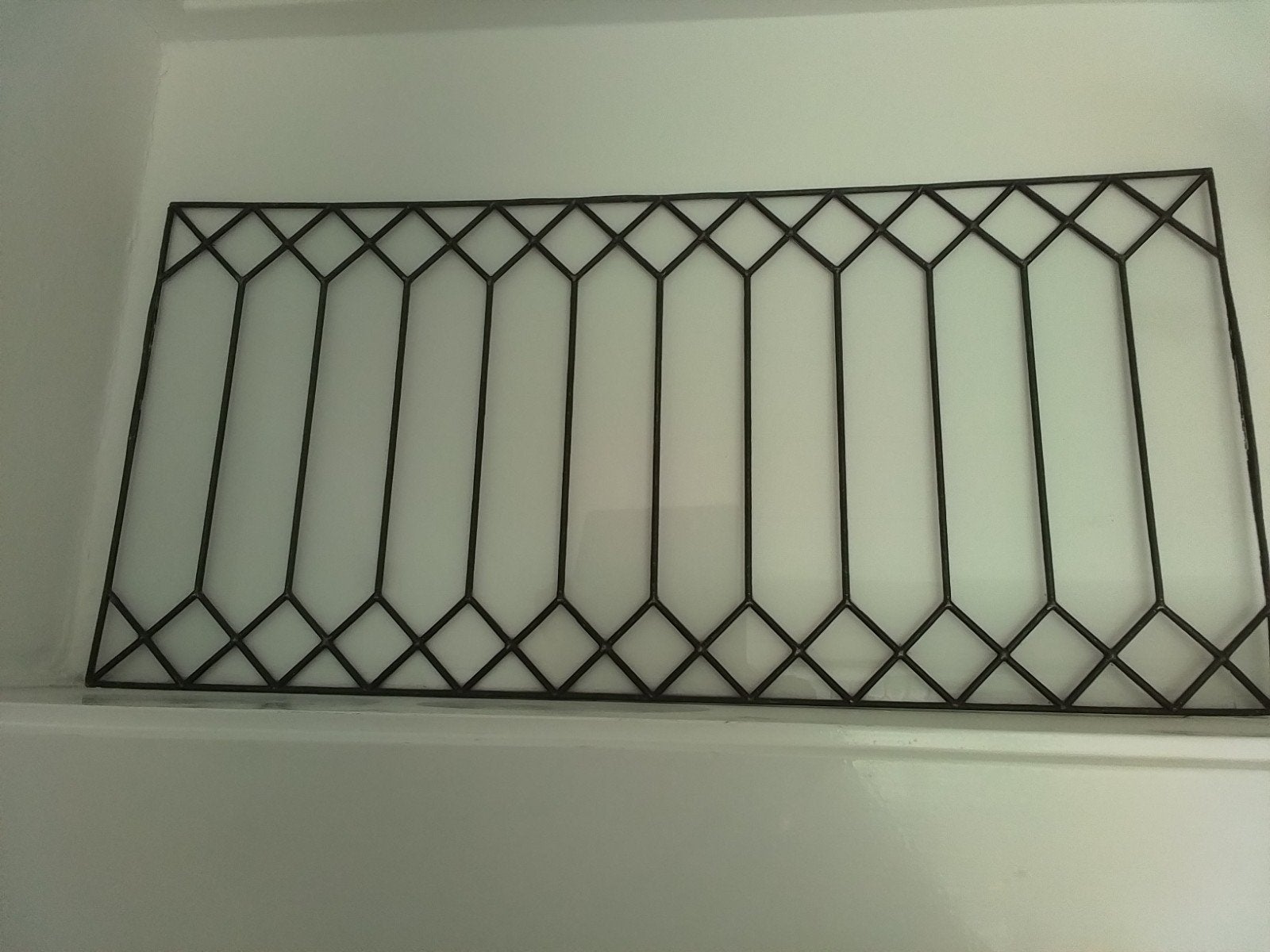 Oud glas in lood raam, Ophalen of Verzenden