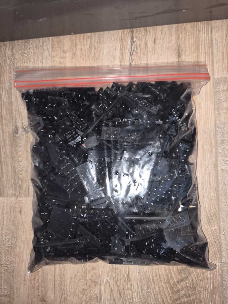 Lego zwart 1KG, Kinderen en Baby's, Speelgoed | Duplo en Lego, Ophalen of Verzenden, Gebruikt, Losse stenen, Lego