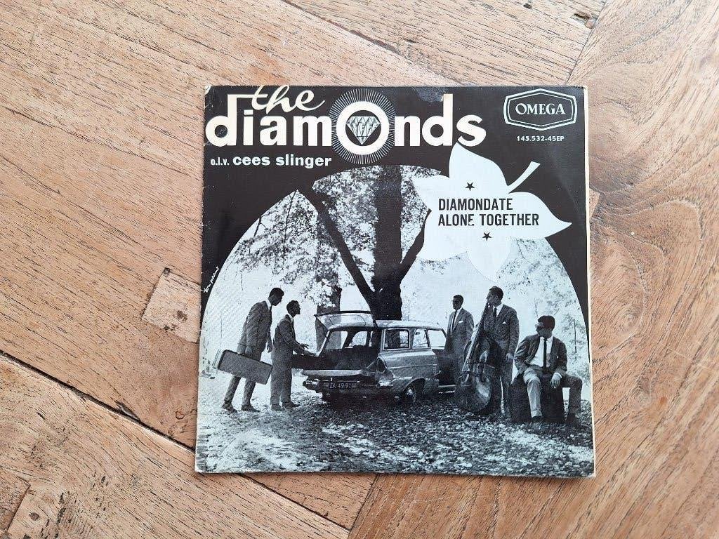 The Diamonds,(diamonds five),Diamondate,145.532-45EP,1960, Cd's en Dvd's, Vinyl Singles, 7 inch, Ophalen of Verzenden, EP, Jazz en Blues