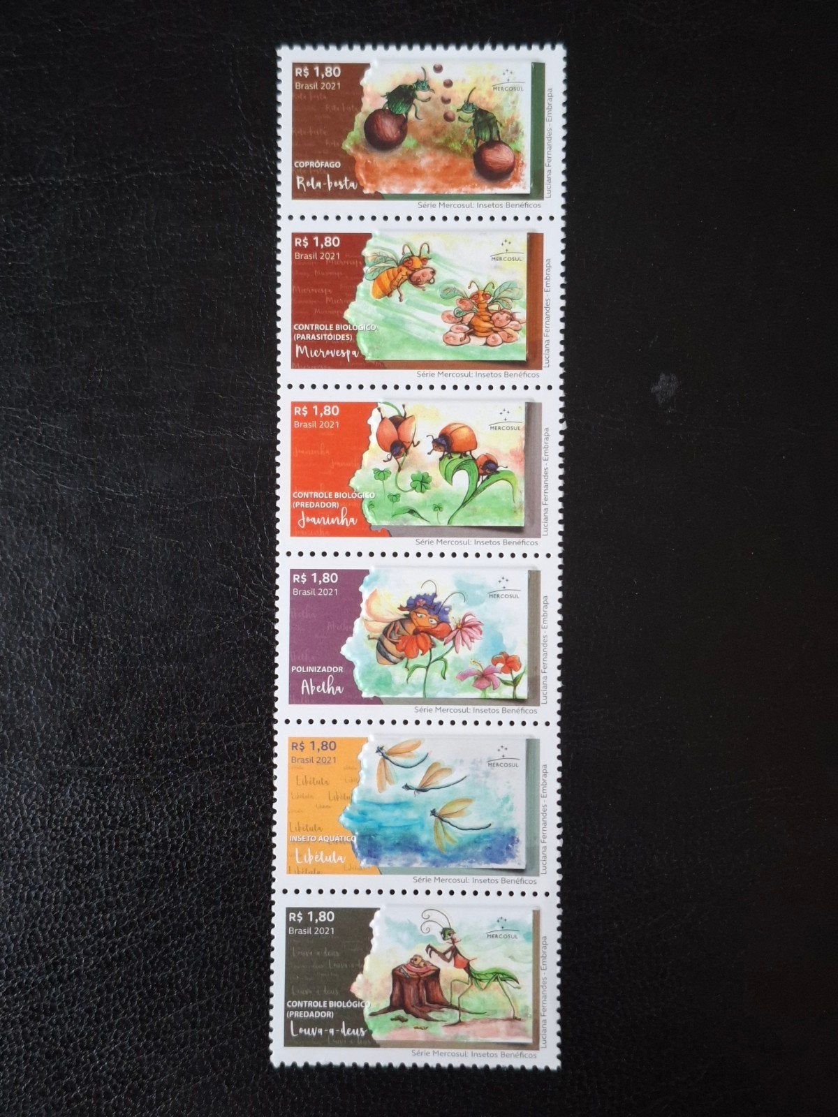 Brazilië 2021 Insecten, Ophalen of Verzenden, Postfris, Zuid-Amerika
