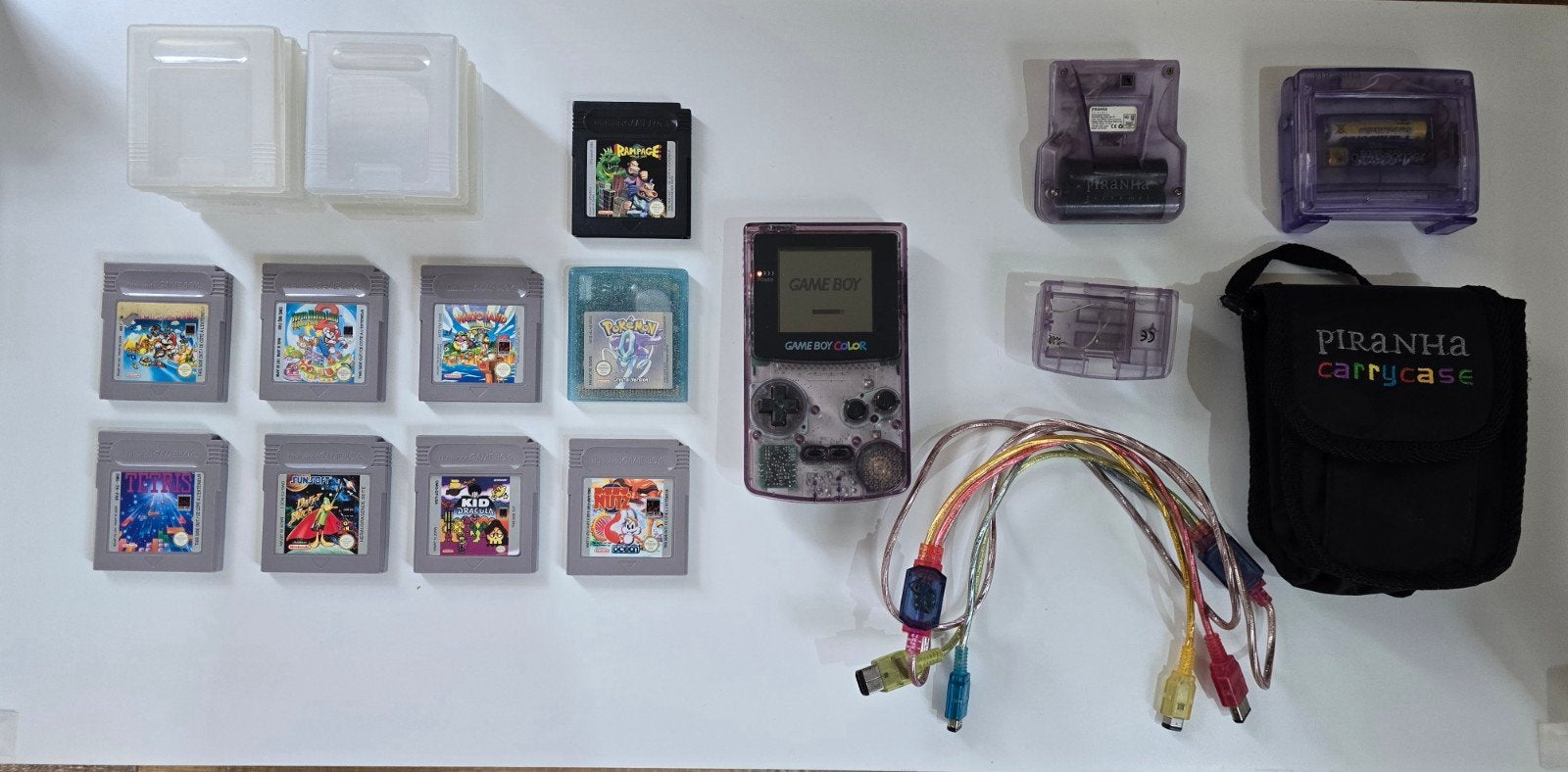 Gameboy Color + Games (losse verkoop), Ophalen, Gebruikt, Game Boy Color