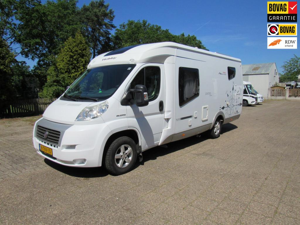 Hobby DL 550 Limited Edition Enkele bedden Airco bj2012, Caravans en Kamperen, Campers, Ringverwarming, 6 tot 7 meter, Bedrijf