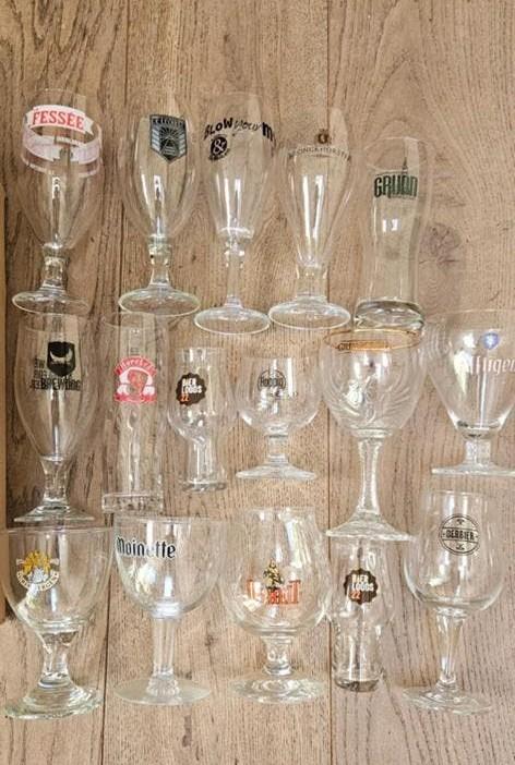 Bierglazen collectie, Verzamelen, Ophalen, Zo goed als nieuw