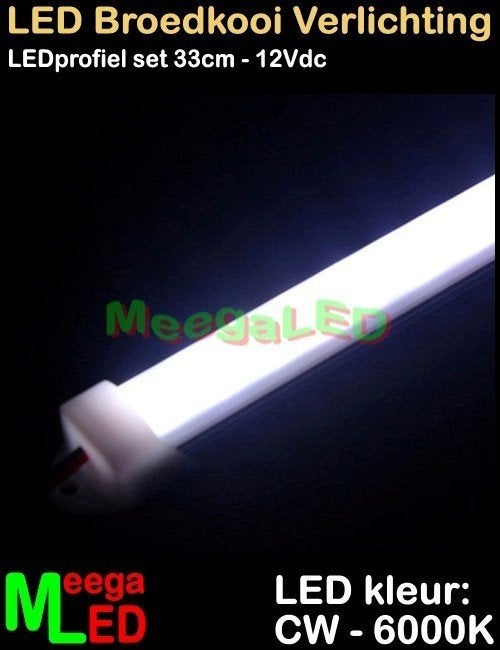 LED profiel strip TC420 SET 10x 33cm Broedkooi Kweekkooi, Ophalen of Verzenden, Nieuw, Aluminium, Broedkooi of Kweekkooi
