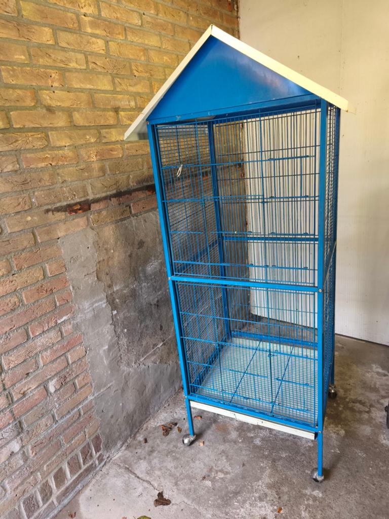 Vogelkooi, volière, Ophalen, Gebruikt, Metaal, Vogelkooi