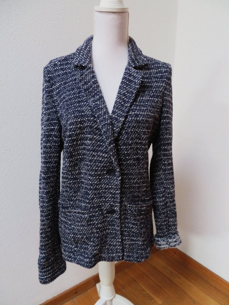 M52 CECIL vest jasje blauw wit M 38/40, Maat 38/40 (M), Blauw, Ophalen of Verzenden, Zo goed als nieuw