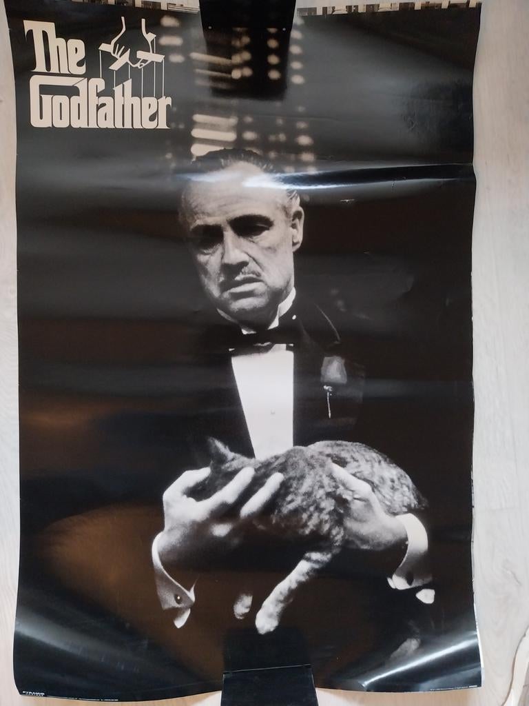 The Godfather Poster - Marlon Brando, Rechthoekig Staand, Ophalen of Verzenden, Zo goed als nieuw, A1 t/m A3