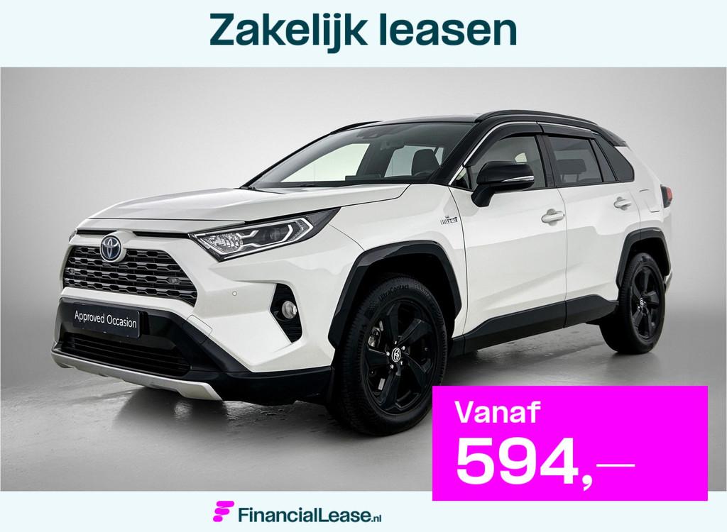 Toyota RAV4 2.5 Hybrid AWD Bi-Tone | Stoelverwarming | Leder, Automaat, 12 maanden, Gebruikt, 4 cilinders