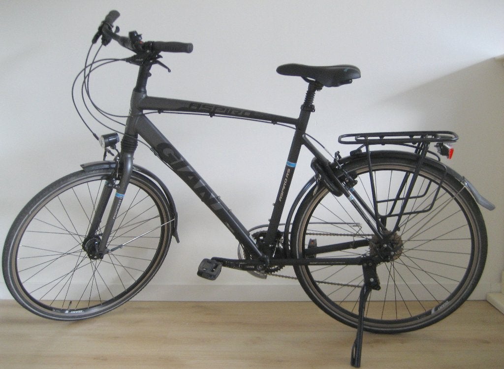 Giant Aspiro herenfiets H61 cm, Fietsen en Brommers, Ophalen, 28 inch, Vering, Giant