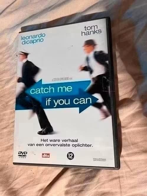 Catch Me If You Can DVD - Steven Spielberg Film, Maffia en Misdaad, Nederlands, Ophalen of Verzenden, Vanaf 12 jaar