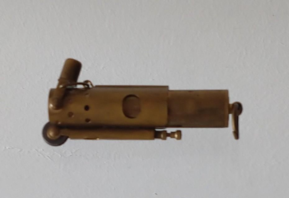 WWII loopgraaf leger gas aansteker, messing, volgnr 13, Verzamelen, Militaria | Tweede Wereldoorlog, Ophalen of Verzenden, Overige soorten