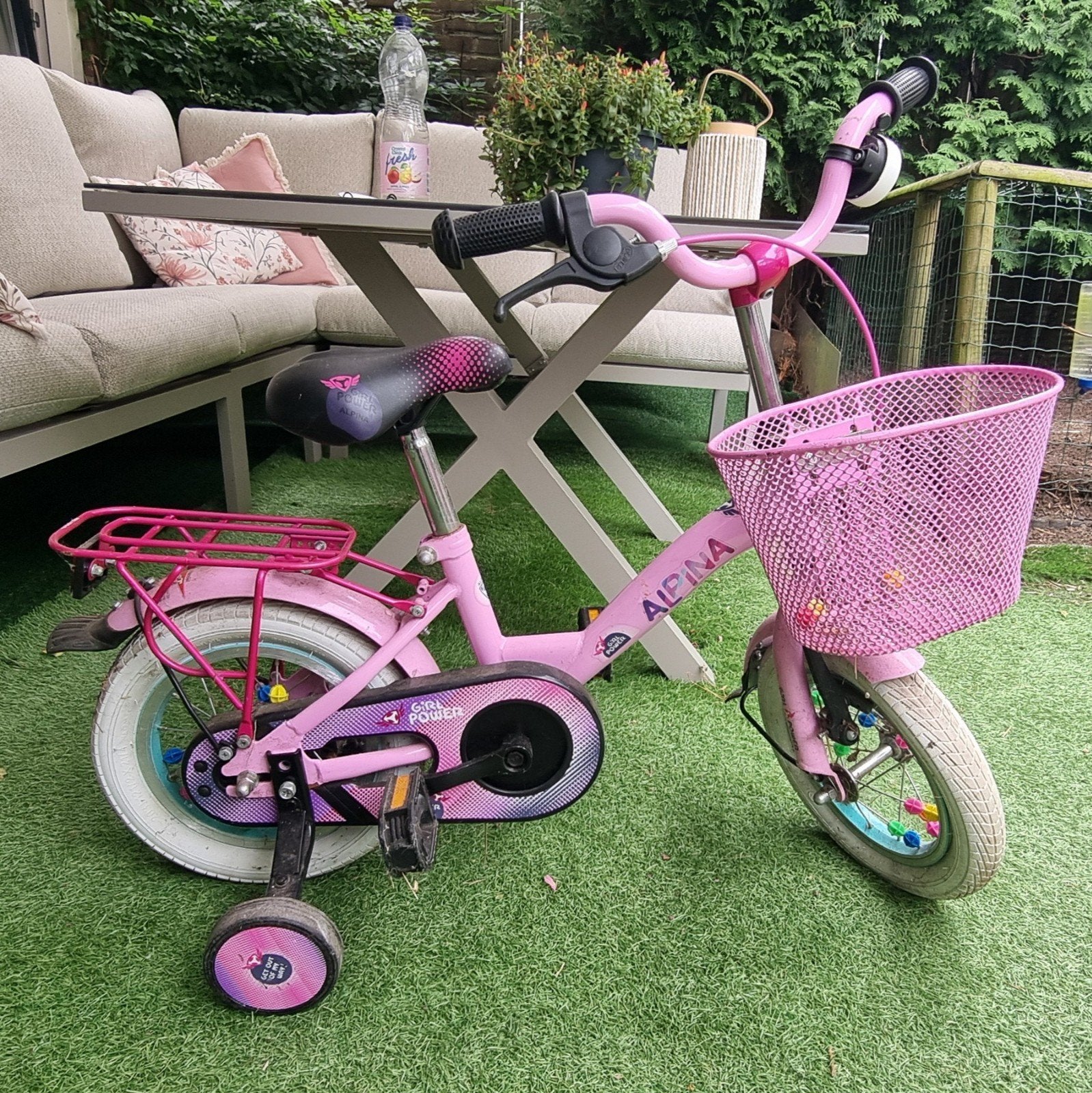 Kinderfiets met zijwieltjes, Ophalen, Gebruikt, Minder dan 16 inch, Zijwieltjes