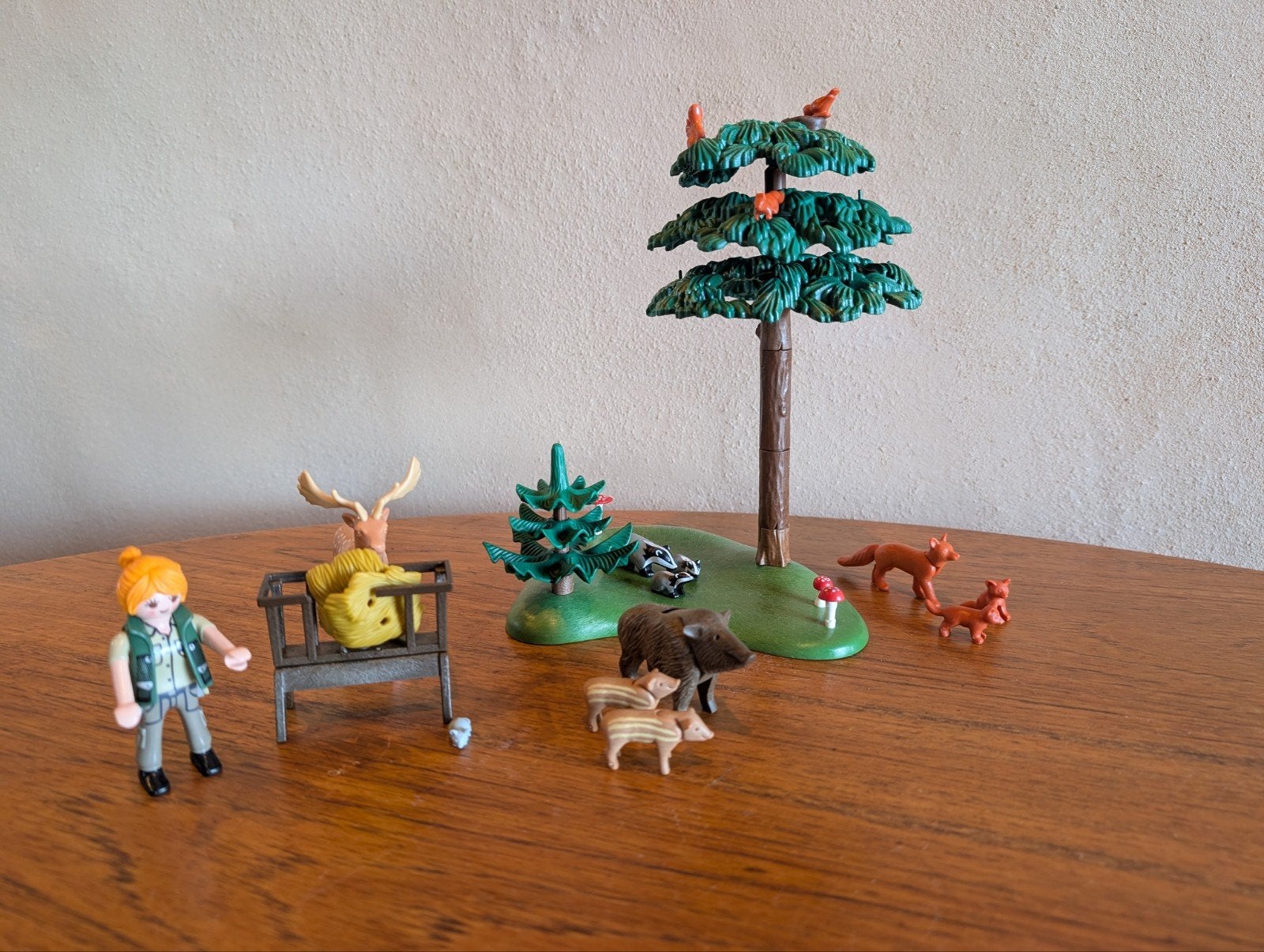 Playmobil Bosdieren Set met Jager en Bomen 6815, Ophalen of Verzenden, Gebruikt, Jongen of Meisje