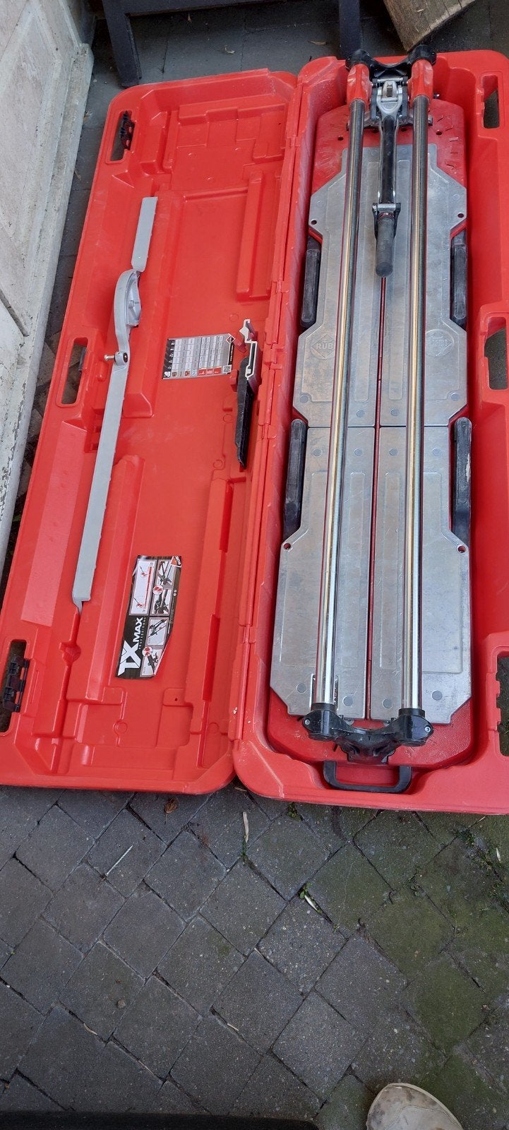 Rubi TX 1250 MAX Tegelsnijder - in top staat weinig gebruikt, Ophalen, Zo goed als nieuw, Snijgereedschap, Rubi