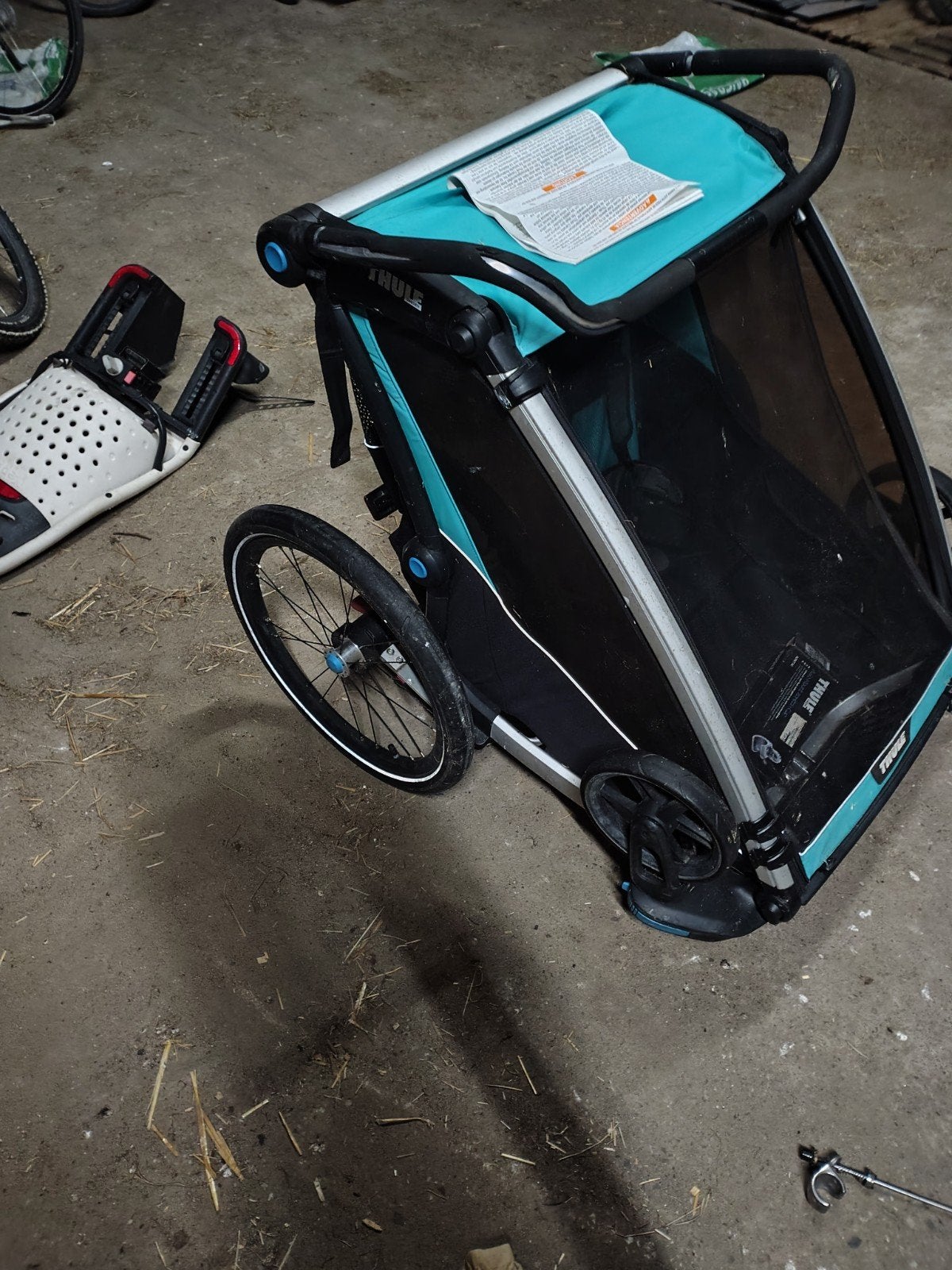 Thule Chariot lite Fietskar voor 2 Personen, Fietsen en Brommers, Ophalen, Gebruikt, 40 tot 60 kg, Thule