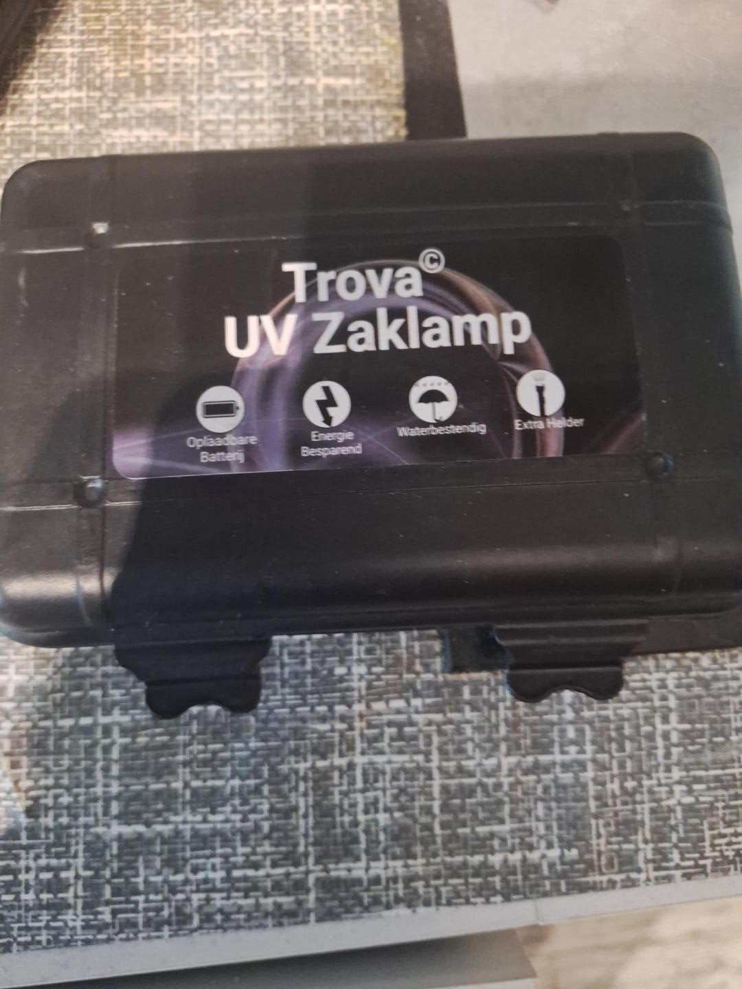 Trova UV-zaklamp – oplaadbaar en waterbestendig, Ophalen, Nieuw, Batterij