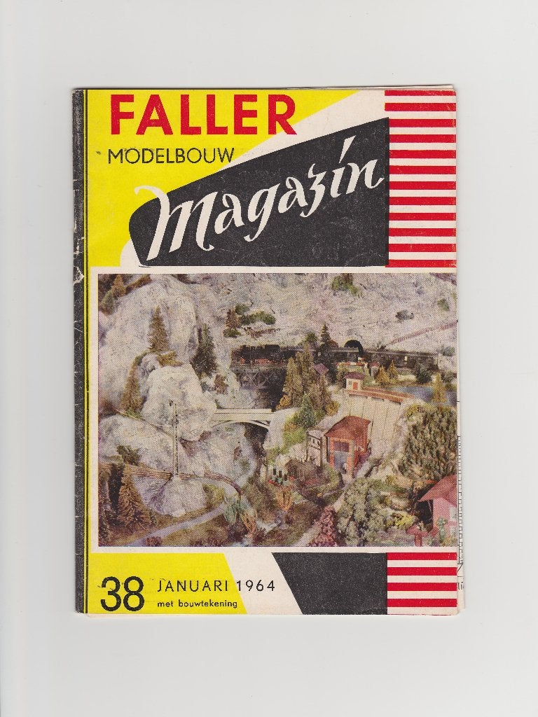 Faller Modelbouw Magazin – Nr. 38 – januari 1964, Overige merken, Gelijkstroom, Zo goed als nieuw, Boek, Tijdschrift of Catalogus