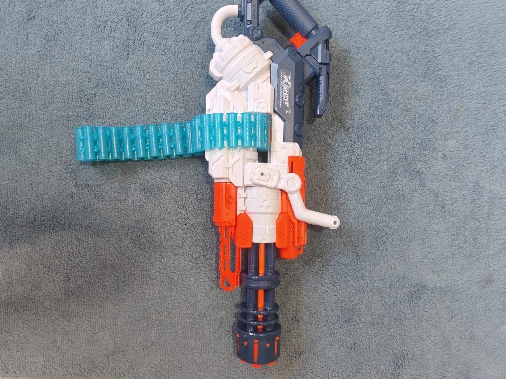 Nerf minigun, Ophalen of Verzenden, Zo goed als nieuw